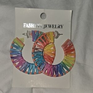 Colorful Hoop Earrings
